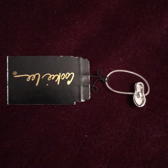 Cookie Lee Silver Tone CZ Flip Flop Toe Ring - Picture 2 of 2